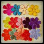 10x 8cm Stitched Wool Felt..